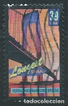 Sellos: ESTADOS UNIDOS 2006 WONDERS OF AMERICA 20 VERRAZANO-NARROWS BRIDGE USADO ROCE YT 3800 MI 4097 SC 405