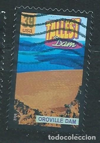 Sellos: ESTADOS UNIDOS 2006 WONDERS OF AMERICA 24 TALLEST DAM USADO YT 3804 MI 4101 SN 4056