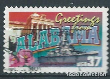Sellos: ESTADOS UNIDOS 2002 GREETINGS: ALABAMA USADO YT 3260 MI 3520 SN 3561