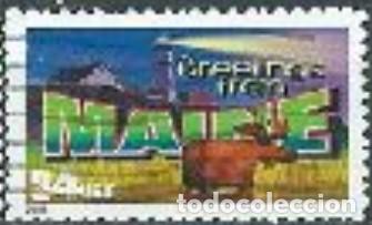 Sellos: ESTADOS UNIDOS 2002 GREETINGS: MAINE USADO YT 3278 MI 3538 SC 3579