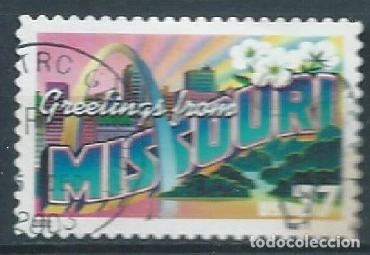 Sellos: ESTADOS UNIDOS 2002 GREETINGS: MISSOURI USAD YT 3284 MI 3544 SN 3585