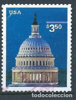 Sellos: ESTADOS UNIDOS 2001 CAPITOL DOMEUSADO YT 3146 MI 3403 SN 3472
