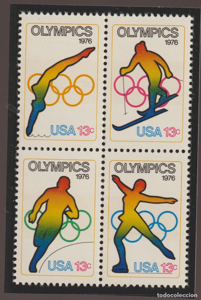 Sellos: Etats Unis USA 1976 - Olympics mnh**