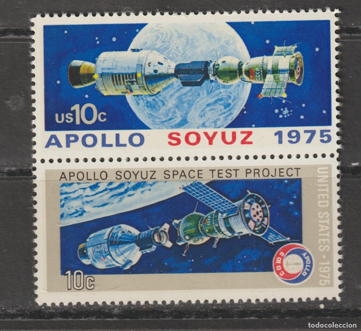 Sellos: Etats Unis USA 1975 - Apollo Soyuz mnh**
