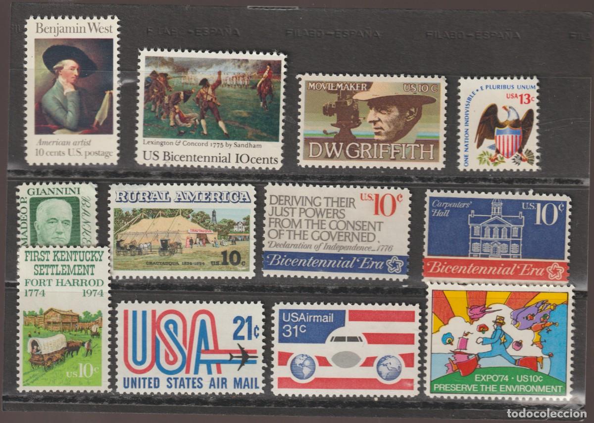 Sellos: Etats Unis USA - Lote de sellos nuevos mnh**