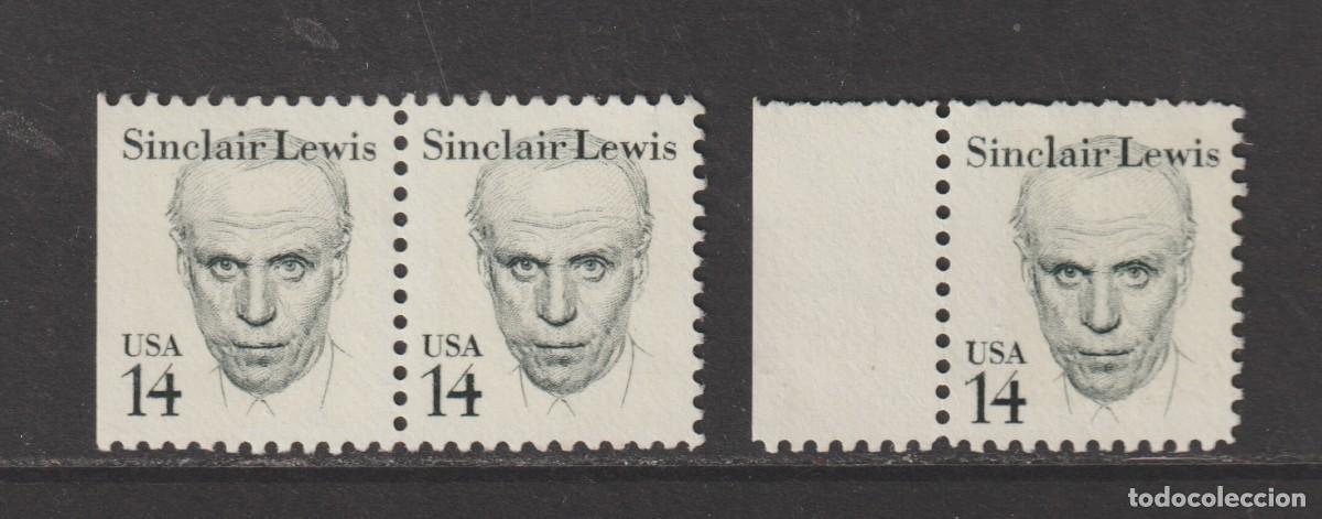 Sellos: Etats Unis USA 1985 - Sinclair Lewis mnh**
