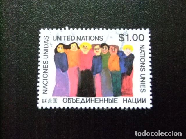 Sellos: 107 ONU NEW YORK 1978 / UNION de los PUEBLOS / YVERT 285 FU