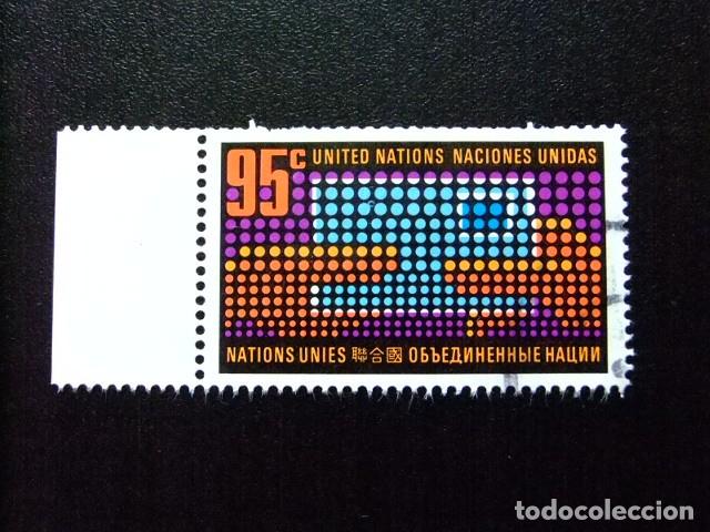 Sellos: 107 ONU NEW YORK 1972 / INTERCAMBIO de CARTAS / YVERT 219 FU