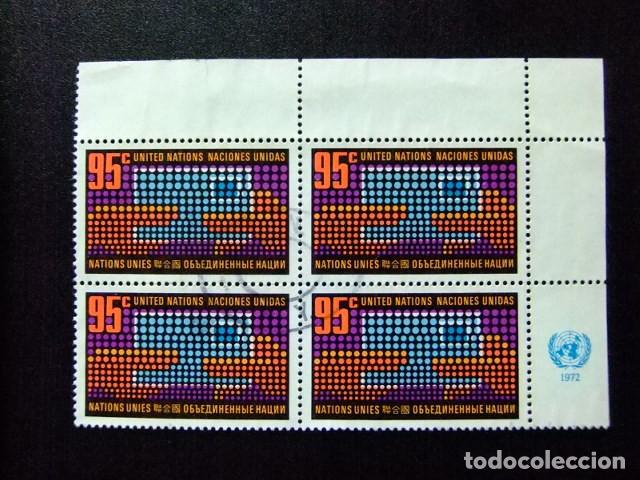 Sellos: 107 ONU NEW YORK 1972 / INTERCAMBIO de CARTAS / YVERT 219 FU