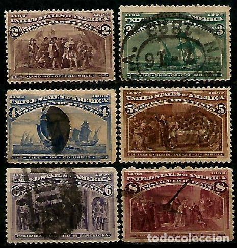 Sellos: USA 1893 DESCUBRIMIENTO DE AMERICA