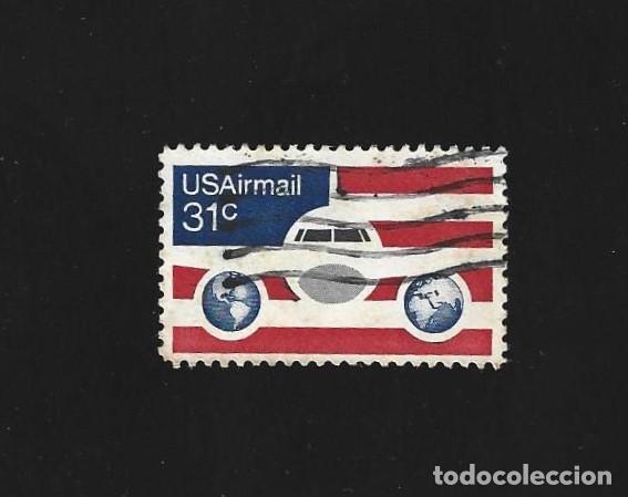 Sellos: SELLO STAMP USA USAIR MAIL 31 C. EEUU VINTAGE. VI&Ntilde;ETA.
