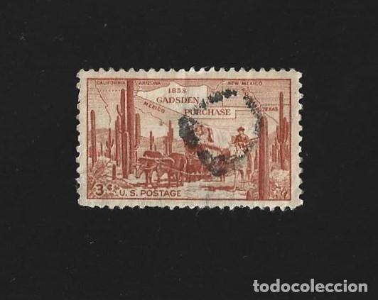 Sellos: SELLO STAMP USA 1853 GADSEN PURCHASE 3 C. EEUU VINTAGE. VI&Ntilde;ETA.