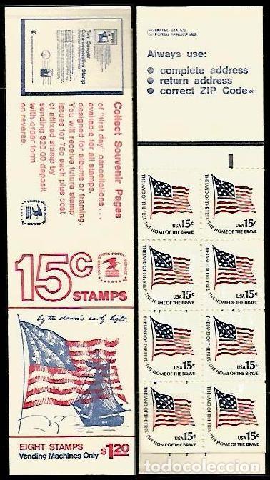 Sellos: USA 1978 CARNET BANDERA McHENRY