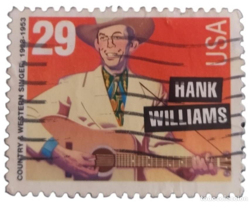 Sellos: ESTADOS UNIDOS 1993 Leyendas de la m&uacute;sica americana. USADO.