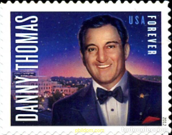 Sellos: 279945 MNH ESTADOS UNIDOS 2012 DANNY THOMAS (1912-1991) - ACTOR Y PRODUCTOR NORTEAMERICANO