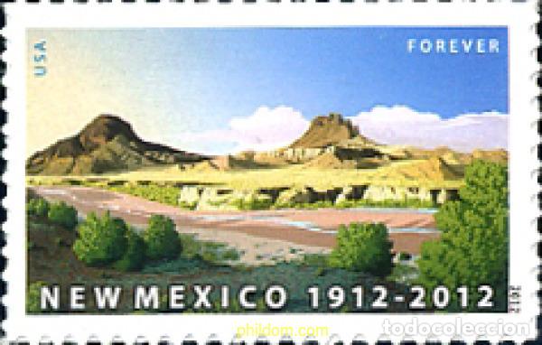 Sellos: 279937 MNH ESTADOS UNIDOS 2012 CENTENARIO DEL ESTADO DE NUEVO MEXICO