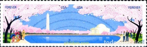 Sellos: 279944 MNH ESTADOS UNIDOS 2012 CENTENARIO DE LAS RELACIONES CON JAPON POR LA DONACION DE LOS CEREZO