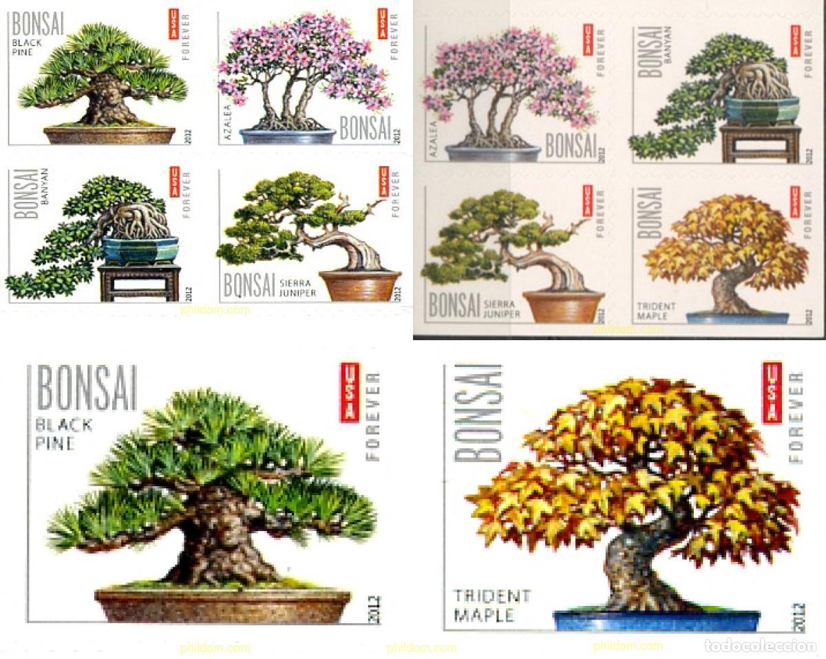 Sellos: 788101 MNH ESTADOS UNIDOS 2012 BONSAIS