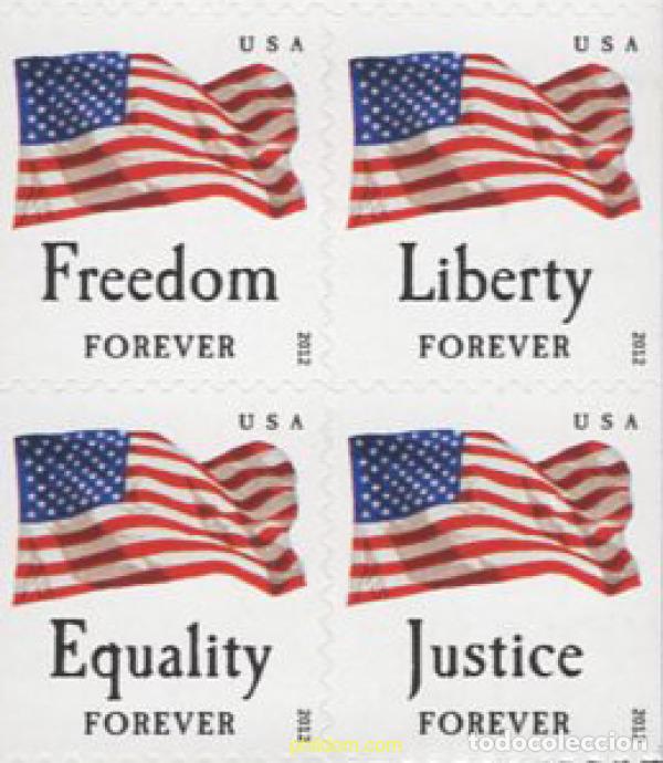 Sellos: 644945 MNH ESTADOS UNIDOS 2012 BANDERA