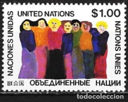 Sellos: Naciones Unidas (Nueva York) 1978 - Mi 317 - YT 285 - Uni&oacute;n de los pueblos - MNH**