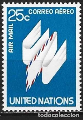 Sellos: Naciones Unidas (Nueva York) 1977 - Mi 309 - YT A 22 - MNH** ( A&eacute;reo )