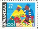 Sellos: ESTADOS UNIDOS, 2002 SW3766 &rdquo;KWANZAA - Adhesivo&rdquo;./ Nuevos, sin fijasellos, MNH.