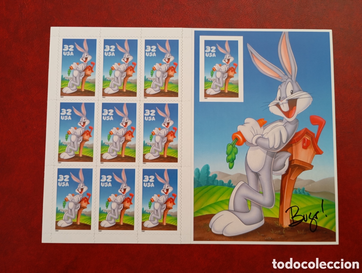 Sellos: ESTADOS UNIDOS / USA 1996 - BUGS BUNNY WARNER BROS - SELLOS ORIGINALES NUEVOS