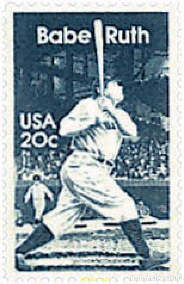 Sellos: 27037 MNH ESTADOS UNIDOS 1983 HOMENAJE AL JUGADOR DE BEISBOL GEORGE HERMAN