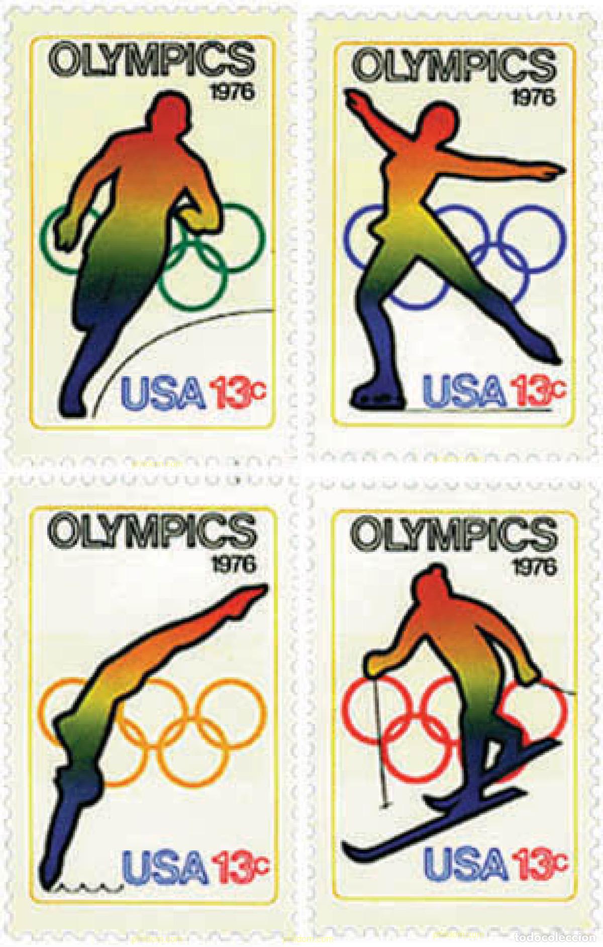 Sellos: 70744 MNH ESTADOS UNIDOS 1976 21 JUEGOS OLIMPICOS VERANO MONTREAL 1976. - 12 JUEGOS OLIMPICOS INVIE