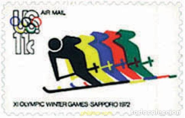 Sellos: 628973 MNH ESTADOS UNIDOS 1972 20 JUEGOS OLIMPICOS VERANO MUNICH 1972