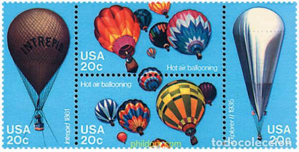 Sellos: 311122 MNH ESTADOS UNIDOS 1983 AEROESTACIONES