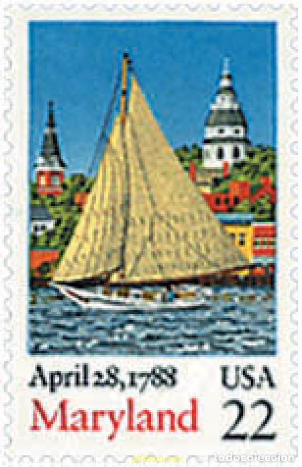 Sellos: 68736 MNH ESTADOS UNIDOS 1988 VELA