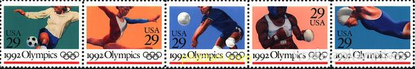 Sellos: 2188 MNH ESTADOS UNIDOS 1992 25 JUEGOS OLIMPICOS VERANO BARCELONA 1992