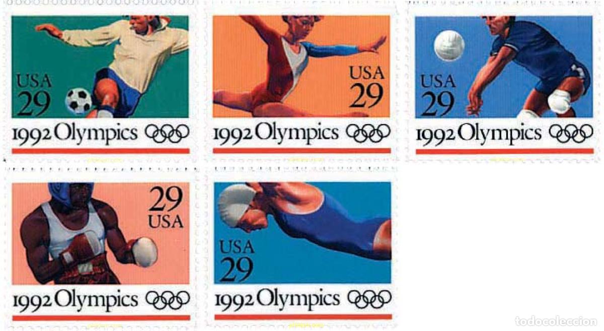 Sellos: 70659 MNH ESTADOS UNIDOS 1992 25 JUEGOS OLIMPICOS VERANO BARCELONA 1992