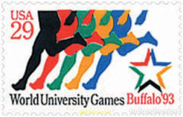 Sellos: 86879 MNH ESTADOS UNIDOS 1993 JUEGOS UNIVERSITARIOS. BUFALO-93