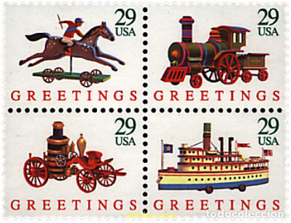 Sellos: 5973 MNH ESTADOS UNIDOS 1992 NAVIDAD