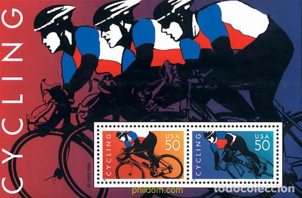 Sellos: 86910 MNH ESTADOS UNIDOS 1996 CICLISMO