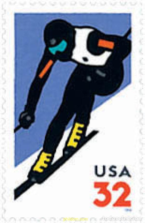 Sellos: 41177 MNH ESTADOS UNIDOS 1998 ESQUI ALPINO