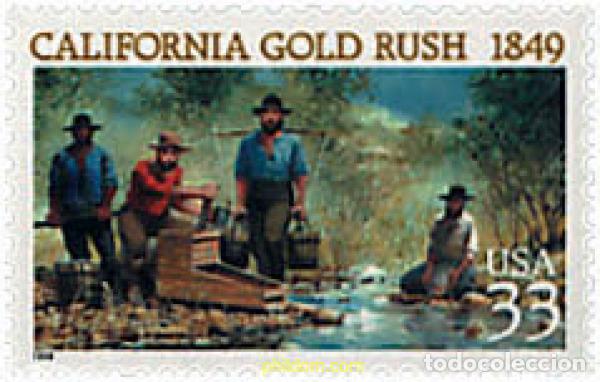 Sellos: 52784 MNH ESTADOS UNIDOS 1999 BUSCADORES DE ORO EN CALIFORNIA HACE 150 A&Ntilde;OS