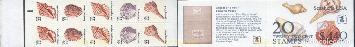 Sellos: 311137 MNH ESTADOS UNIDOS 1985 CONCHAS