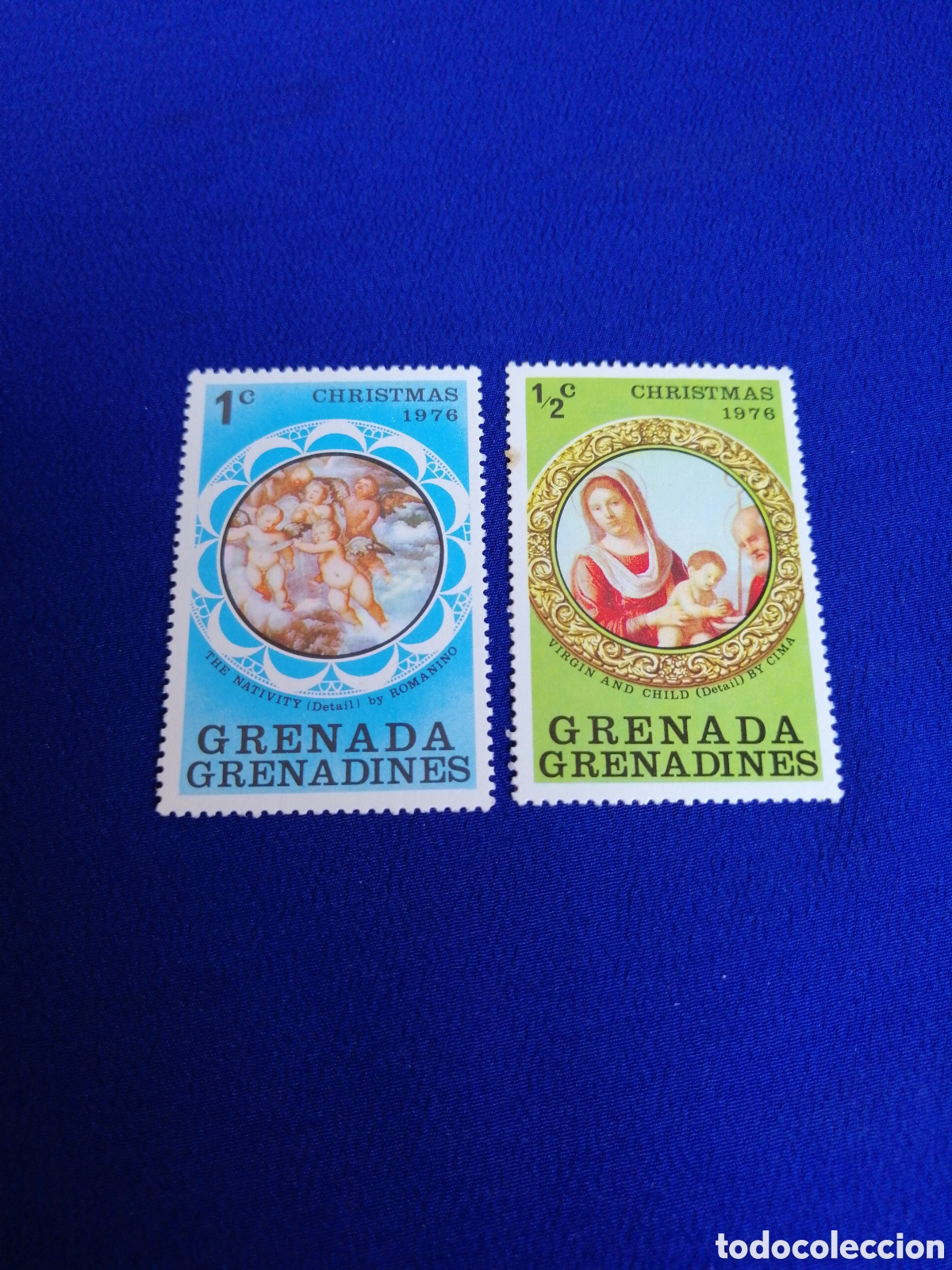 Sellos: GRENADA LOTE CHRISTMAS 1976 SELLOS USADOS
