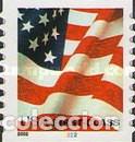 Selos: ESTADOS UNIDOS, 2002 SW3691 &rdquo;Bandera, First-Class&rdquo; Dent. 10./ Adhesivo, de carnet.