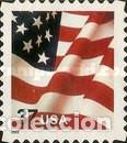 Sellos: ESTADOS UNIDOS, 2002 SW3696 &rdquo;Bandera, 37 USA&rdquo;. Dent. 11 1/4 - 11, ruleta. Adhesivo, carnet (Ver m&aacute;s)