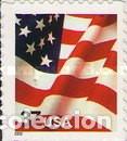 Sellos: ESTADOS UNIDOS, 2002 SW3701 &rdquo;Bandera, 37 USA&rdquo;. Dent. 11 1/4 de ruleta, adhesivo, carnet. MNH.