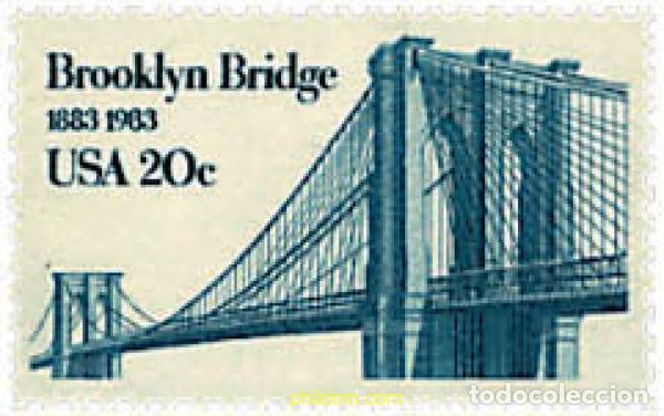 Sellos: 59507 MNH ESTADOS UNIDOS 1983 CENTENARIO DEL PUENTE DE BROOKLYN