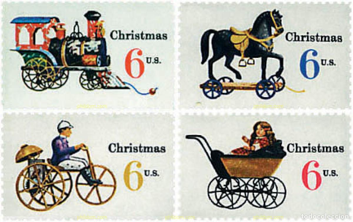 Sellos: 59497 MNH ESTADOS UNIDOS 1970 NAVIDAD