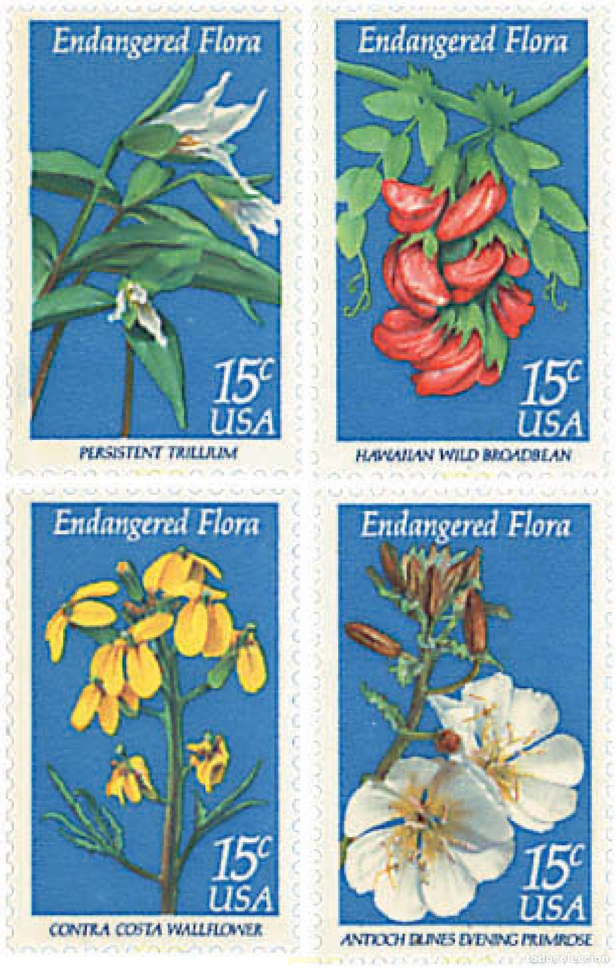 Sellos: 88759 MNH ESTADOS UNIDOS 1979 FLORES PROTEGIDAS