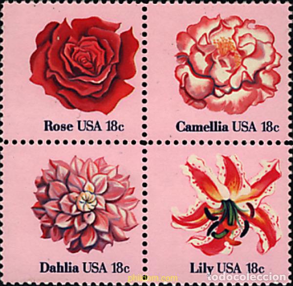 Sellos: 4887 MNH ESTADOS UNIDOS 1981 FLORES