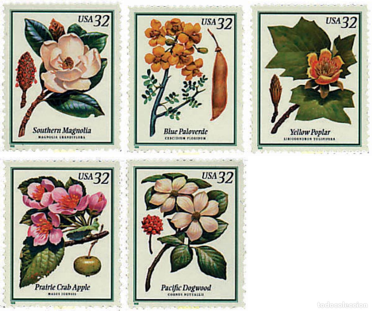 Sellos: 88811 MNH ESTADOS UNIDOS 1998 FLORES DE ARBOLES