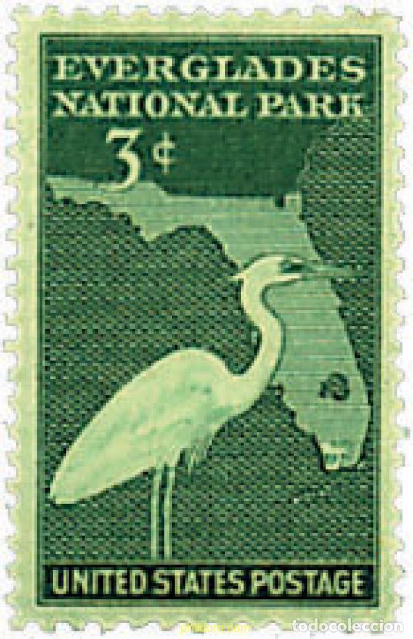 Sellos: 32082 MNH ESTADOS UNIDOS 1947 APERTURA DEL PARQUE NACIONAL EN FLORIDA